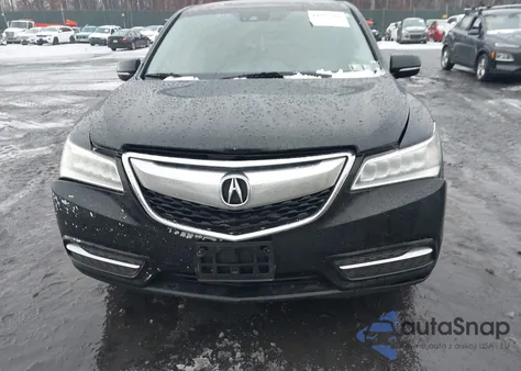 2016 Acura Mdx Technology Acurawatch Plus Packages/Technology Package from USA, damaged, VIN 5FRYD4H46GB049476